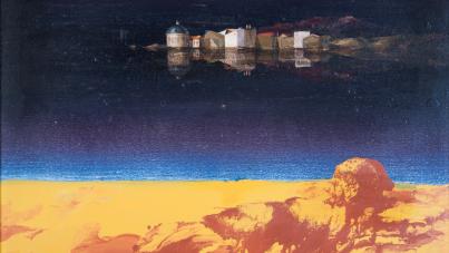 mythical city at the sea