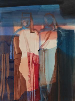 two female figures in long garments